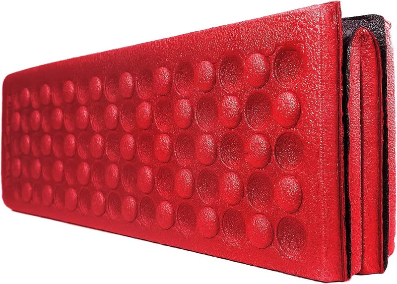 Ace Camp 3940 Portable Lightweight Mini Waterproof Folding Mat, Foam Sitting Pad for Outdoor Activities, Foldable Kneeling and Seat Cushion for Comfort, Red - Image 5